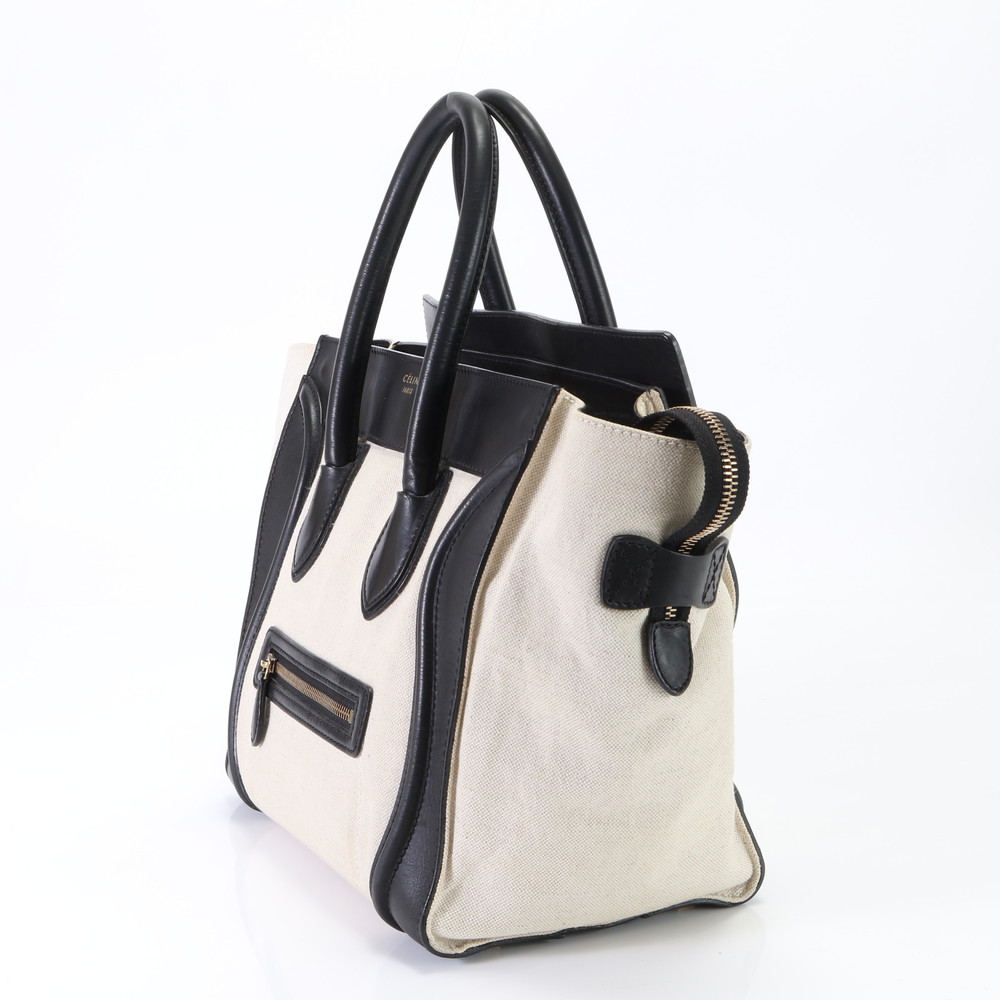 Celine Luggage Mini Shopper Leather Tote Bag - Picture 5 of 13